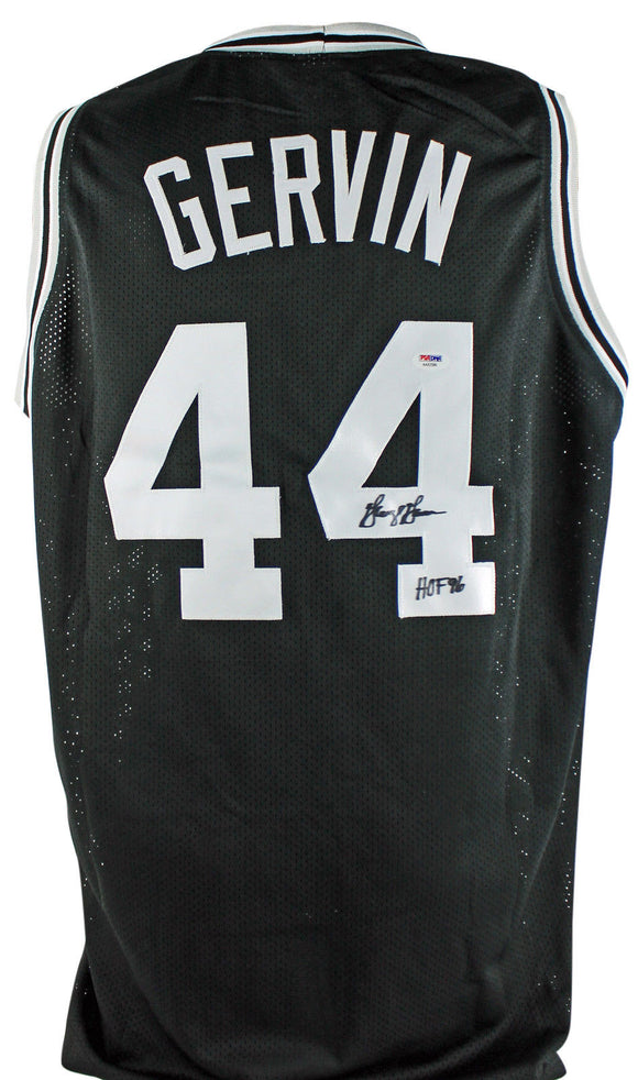 George Gervin Signed Autographed San Antonio Spurs Basketball Jersey (PSA/DNA COA)