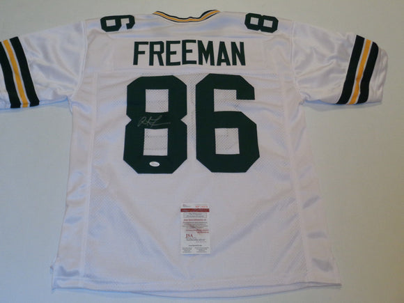 Antonio Freeman Signed Autographed Green Bay Packers Football Jersey (JSA COA)