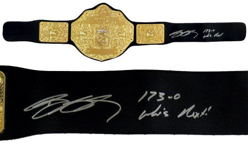 Bill Goldberg Signed Autographed Replica Heavyweight Championship Belt (ASI COA)