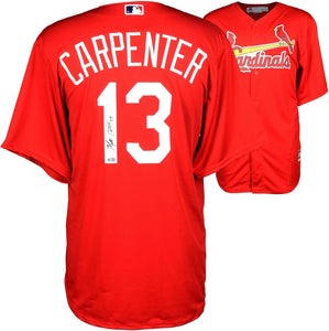Matt Carpenter Signed Autographed St. Louis Cardinals Baseball Jersey (MLB Authenticated)
