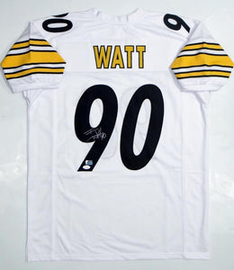 T.J. Watt Signed Autographed Pittsburgh Steelers Football Jersey (JSA COA)