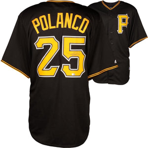 Gregory Polanco Signed Autographed Pittsburgh Pirates Baseball Jersey (MLB COA)