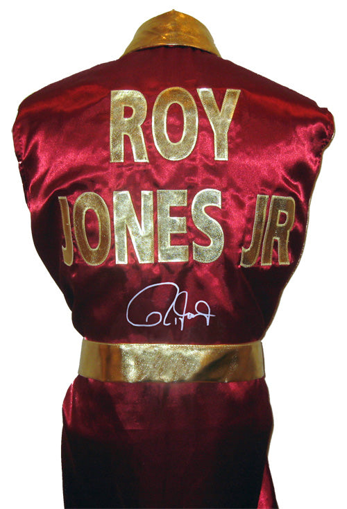 Roy Jones Jr. Signed Autographed Boxing Robe (ASI COA)
