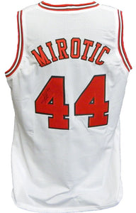 Nikola Mirotic Signed Autographed Chicago Bulls Basketball Jersey (Schwartz COA)