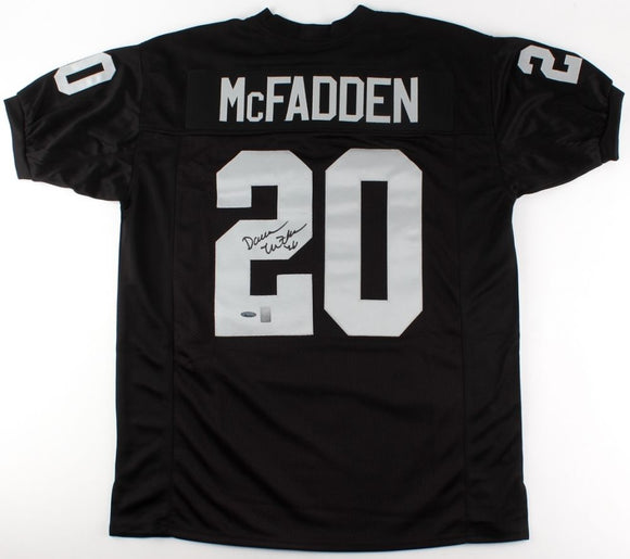 Darren McFadden Signed Autographed Oakland Raiders Football Jersey (TriStar COA)