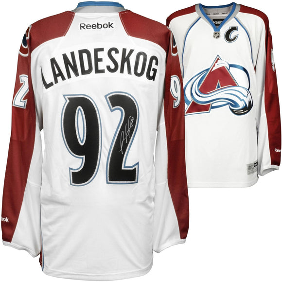 Gabriel Landeskog Signed Autographed Colorado Avalanche Hockey Jersey (Fanatics COA)