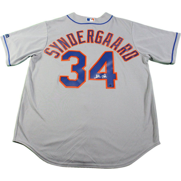 Noah Syndergaard Signed Autographed New York Mets Baseball Jersey (Steiner COA)