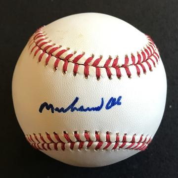 Muhammad Ali Signed Autographed Official American League OAL Baseball (SA COA)
