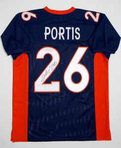 Clinton Portis Signed Autographed Denver Broncos Football Jersey (JSA COA)