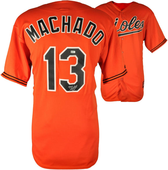 Manny Machado Signed Autographed Baltimore Orioles Baseball Jersey (MLB Authenticated)