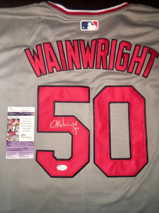 Adam Wainwright Signed Autographed St. Louis Cardinals Baseball Jersey (JSA COA)