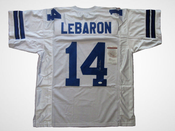 Eddie LeBaron Signed Autographed Dallas Cowboys Football Jersey (JSA COA)