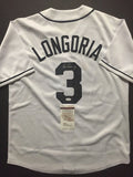 Evan Longoria Signed Autographed Tampa Bay Rays Baseball Jersey (JSA COA)