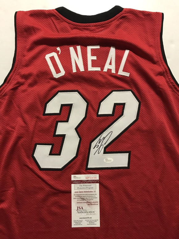 Shaquille O'Neal Signed Autographed Miami Heat Basketball Jersey (JSA COA)