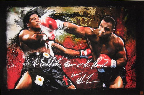 Mike Tyson Signed Autographed 