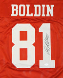 Anquan Boldin Signed Autographed San Francisco 49ers Football Jersey (JSA COA)