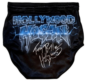 Hulk Hogan Signed Autographed "Terry Bollea" Ring Issued Wrestling Trunks (ASI COA)