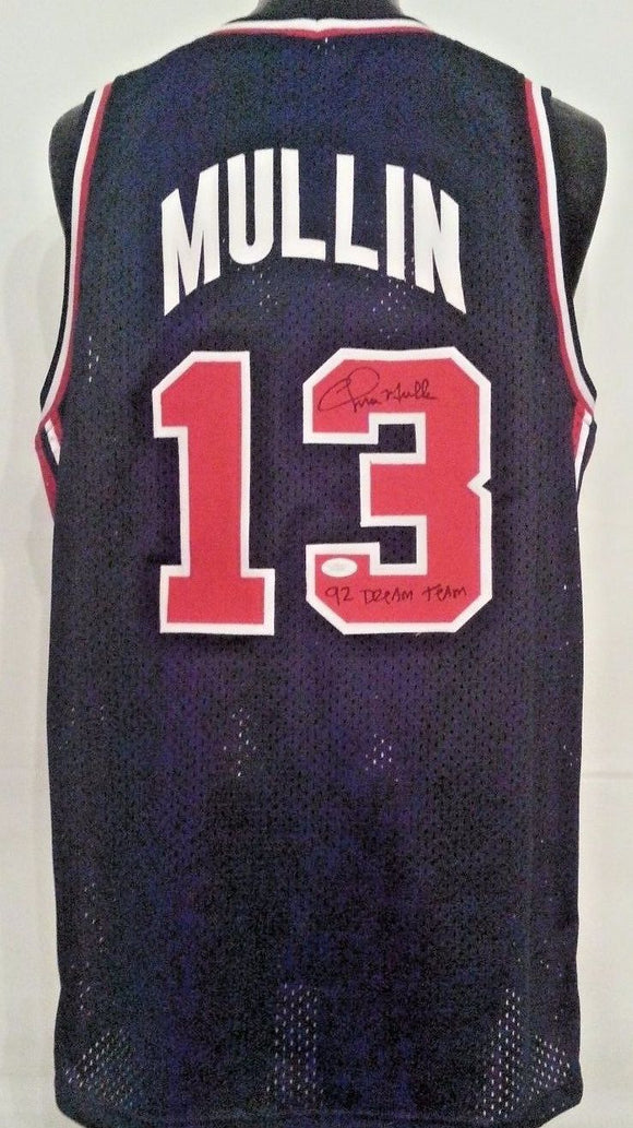Chris Mullin Signed Autographed USA Dream Team Basketball Jersey (JSA COA)