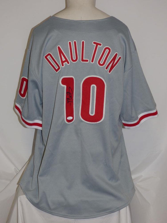 Darren Daulton Signed Autographed Philadelphia Phillies Baseball Jersey (JSA COA)