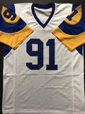 Kevin Greene Signed Autographed Los Angeles Rams Football Jersey (JSA COA)