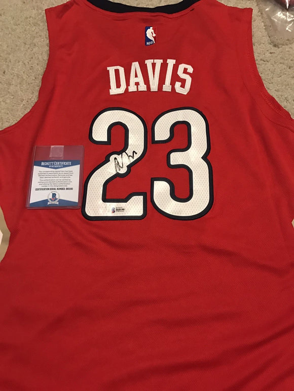 Anthony Davis Signed Autographed New Orleans Pelicans Basketball Jersey (Beckett COA)