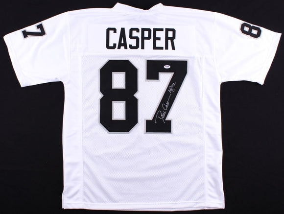Dave Casper Signed Autographed Oakland Raiders Football Jersey (JSA COA)