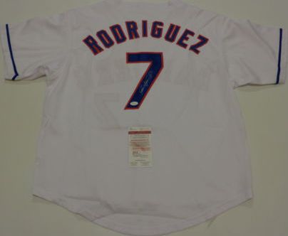 Ivan Rodriguez Signed Autographed Texas Rangers Baseball Jersey (JSA COA)