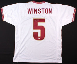 Jameis Winston Signed Autographed Florida State Seminoles Football Jersey (JSA COA)