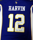 Percy Harvin Signed Autographed Minnesota Vikings Football Jersey (PSA/DNA COA)