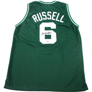 Bill Russell Signed Autographed Boston Celtics Basketball Jersey (PSA/DNA COA)