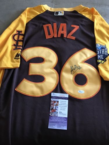 Aledmys Diaz Signed Autographed St. Louis Cardinals 2016 All-Star Baseball Jersey (JSA COA)