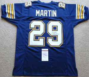 Curtis Martin Signed Autographed Pittsburgh Panthers Football Jersey (JSA COA)