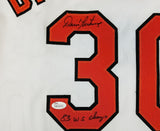Dennis Martinez Signed Autographed Baltimore Orioles Baseball Jersey (JSA COA)