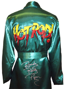 Rowdy Roddy Piper Signed Autographed Wrestling Robe (ASI COA)