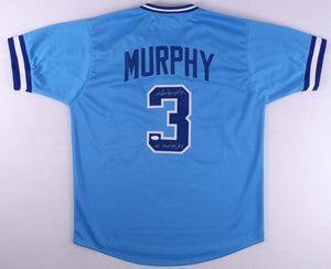 Dale Murphy Signed Autographed Atlanta Braves Baseball Jersey (JSA COA)