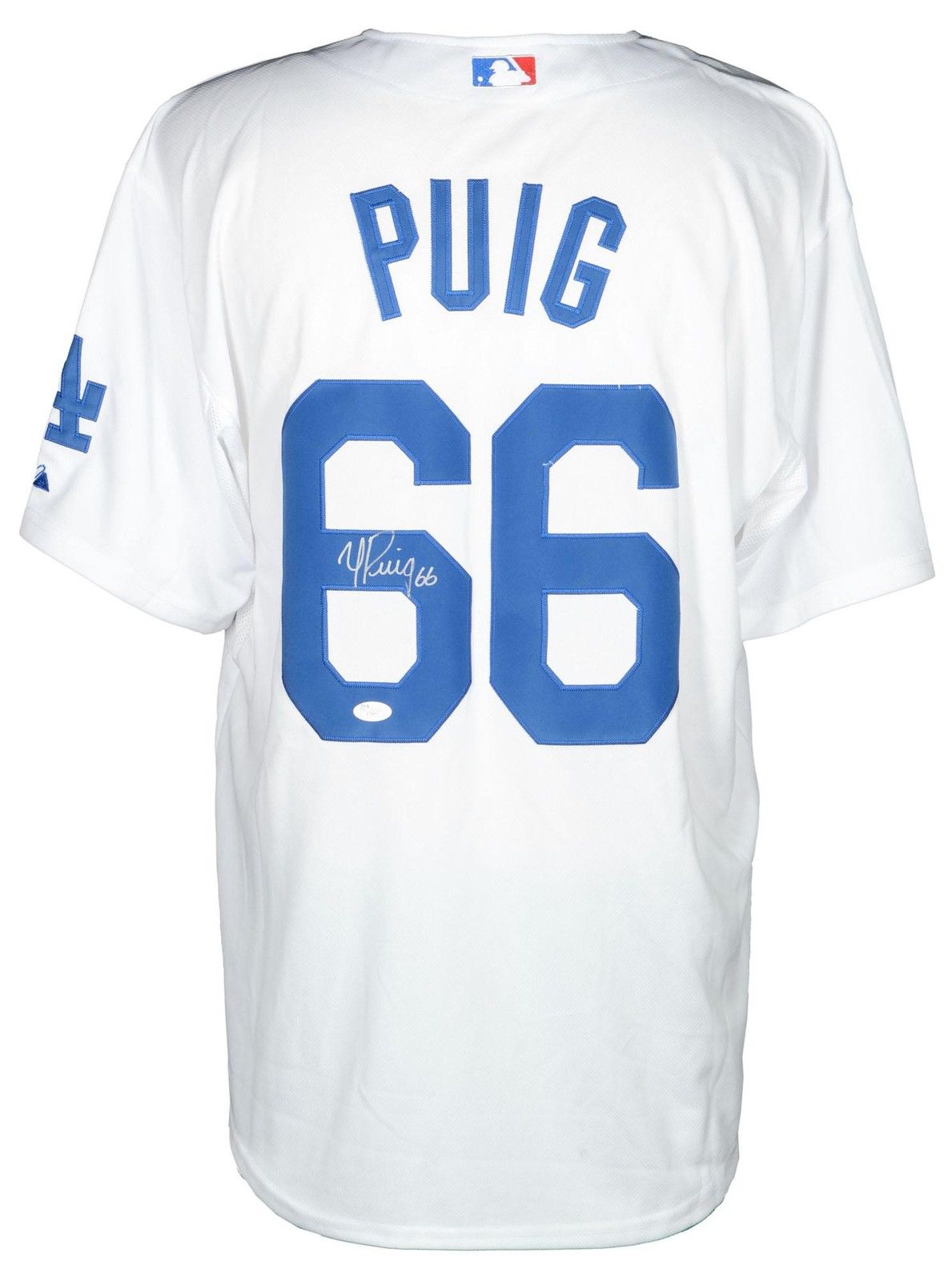 Yasiel Puig Signed Autographed Los Angeles Dodgers Baseball Jersey