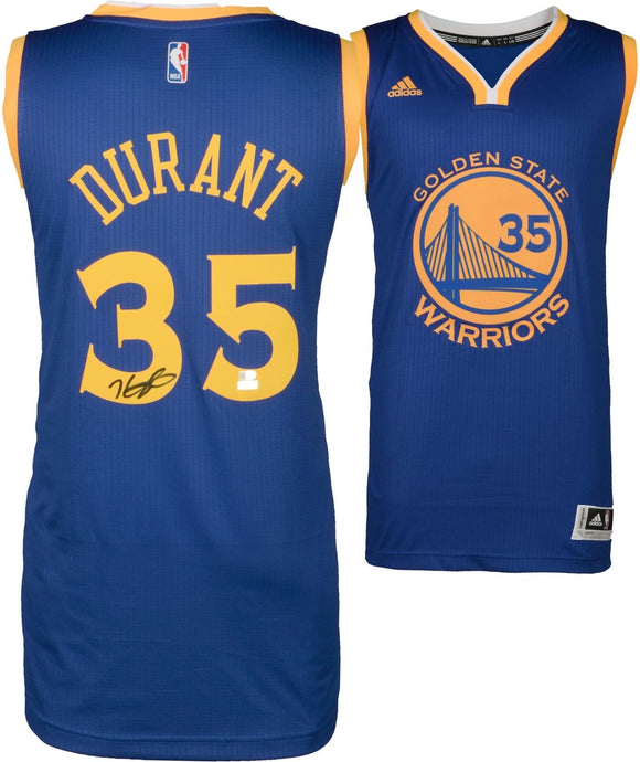 Kevin Durant Signed Autographed Golden State Warriors Basketball Jersey (Panini COA)
