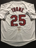 Jim Thome Signed Autographed Cleveland Indians Baseball Jersey (JSA COA)