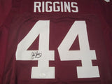 John Riggins Signed Autographed Washington Redskins Football Jersey (JSA COA)