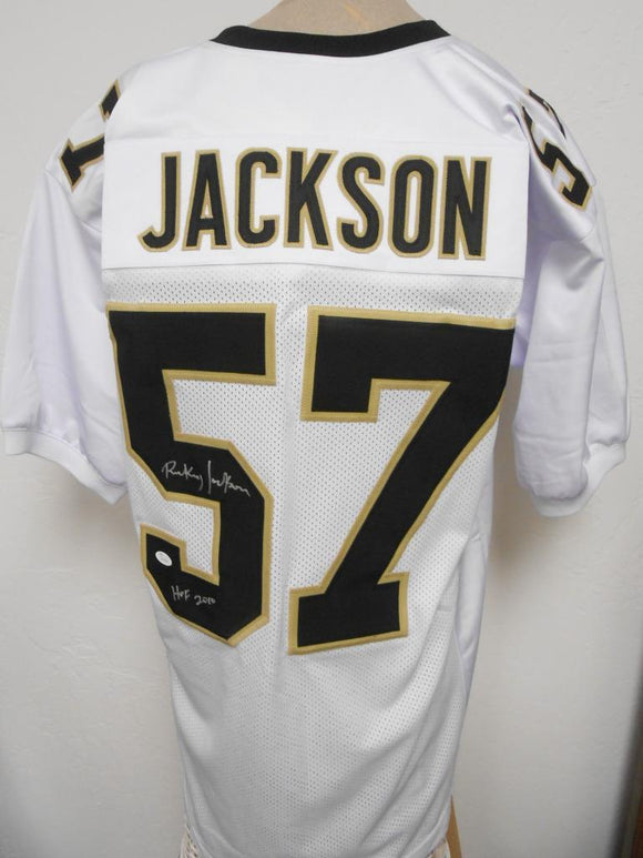 Rickey Jackson Signed Autographed New Orleans Saints Football Jersey (JSA COA)