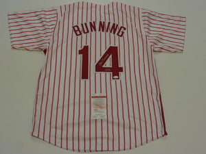 Jim Bunning Signed Autographed Philadelphia Phillies Baseball Jersey (JSA COA)