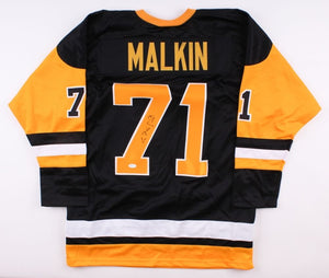 Evgeni Malkin Signed Autographed Pittsburgh Penguins Hockey Jersey (JSA COA)