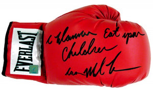 Mike Tyson Signed Autographed "I Wanna Eat Your Children" Everlast Boxing Glove (ASI COA)