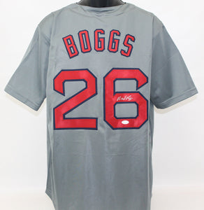 Wade Boggs Signed Autographed Boston Red Sox Baseball Jersey (JSA COA)