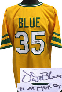 Vida Blue Signed Autographed Oakland Athletics Baseball Jersey (JSA COA)