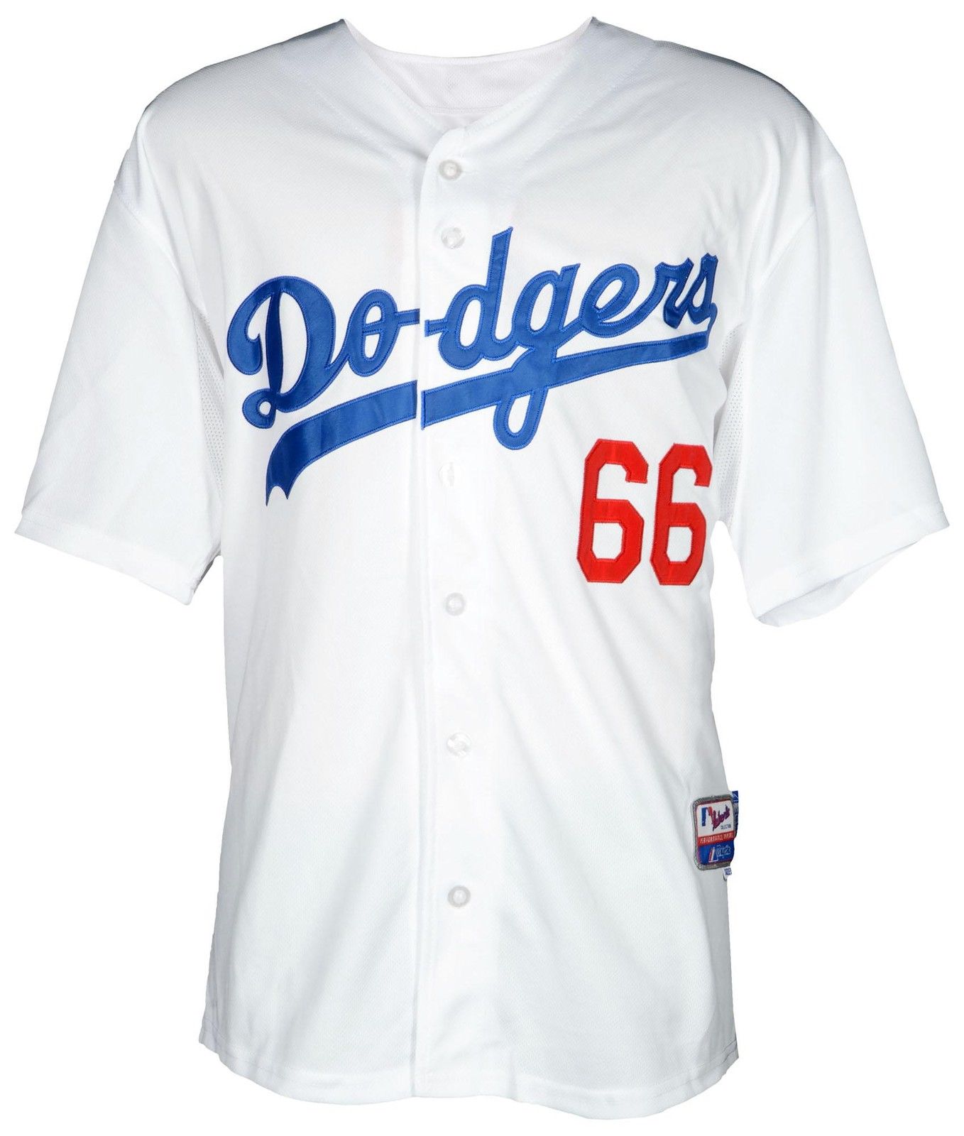 Yasiel Puig Autographed Game Used Los Angeles Dodgers Jersey (MLB