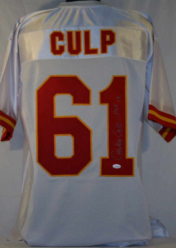 Curley Culp Signed Autographed Kansas City Chiefs Football Jersey (JSA COA)