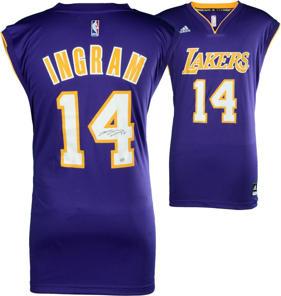 Brandon Ingram Signed Autographed Los Angeles Lakers Basketball Jersey (Beckett COA)