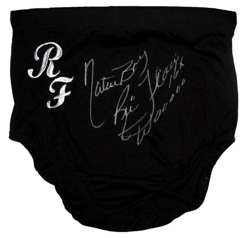 Ric Flair Signed Autographed Black Wrestling Trunks (ASI COA)