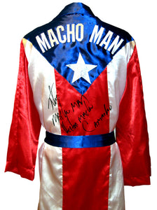 Hector "Macho" Camacho Signed Autographed Macho Man Boxing Robe (ASI COA)